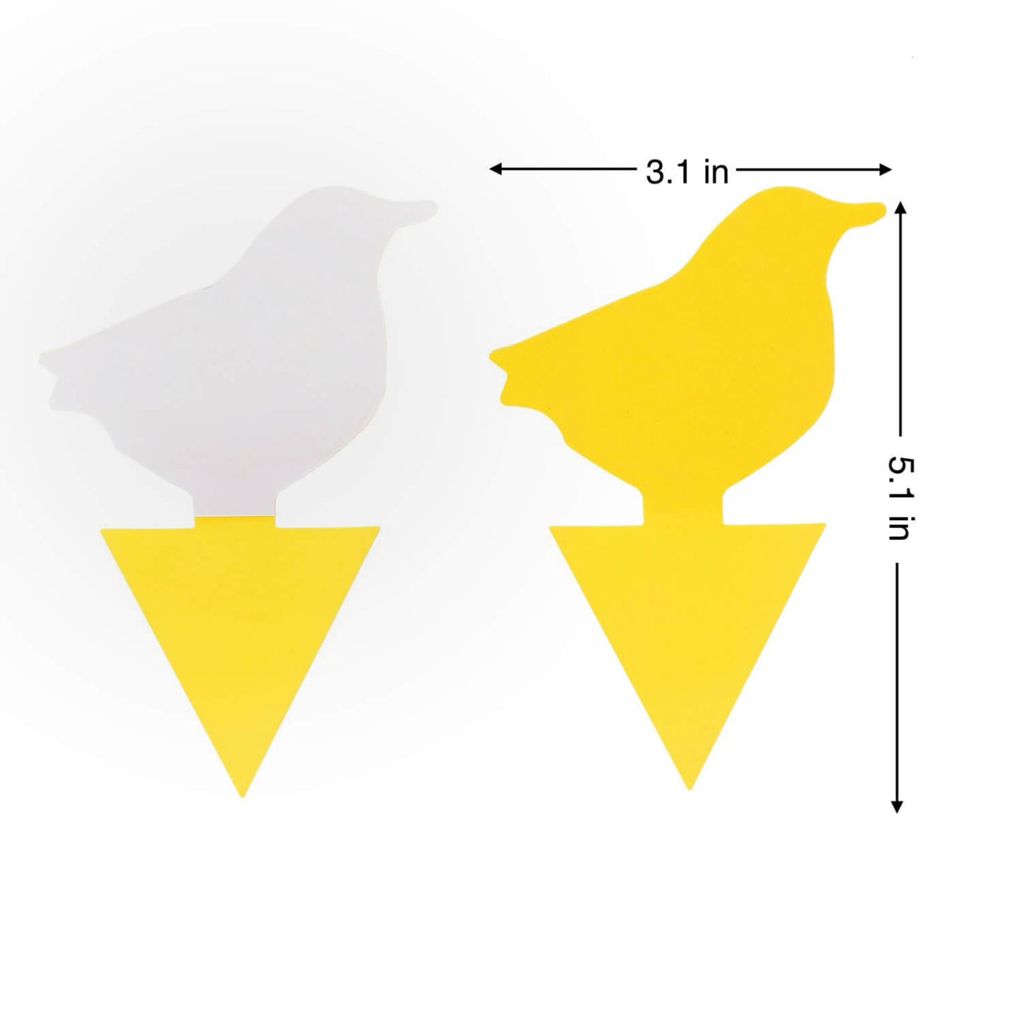 3.1*5.1 inch bird shape bug glue killer